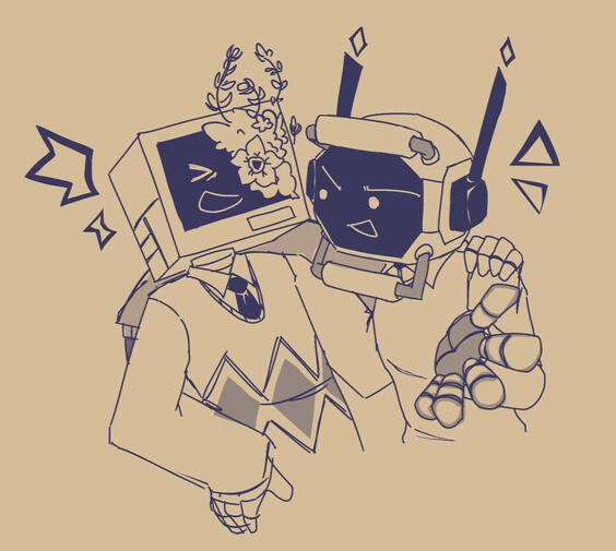 OC belongs to Ink (Square Head)